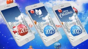 Videohive Instagram Story from Santa 3 Titles template preview