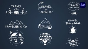 Videohive Travel titles [After Effects] Titles template preview