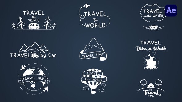 Videohive Travel titles [After Effects] Titles template preview