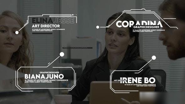 Videohive Hud Titles 46292482 Titles template preview