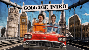 Videohive Retro Paper Collage Style Intro Openers template preview