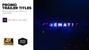 Videohive Promo Trailer Titles 4K Titles template preview