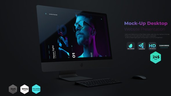 Videohive Mock-Up Desktop // Website Presentation Product Promo template preview