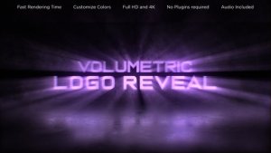 Videohive Volumetric Logo Reveal Logo Stings template preview