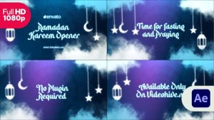 Videohive Ramadan Kareem Intro || Ramadan Opener Titles Logo Stings template preview