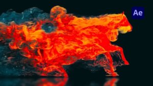 Videohive Flaming Horse Logo Reveal Logo Stings template preview