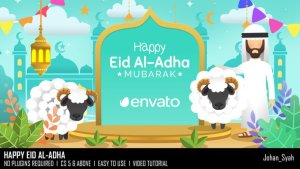 Videohive Happy Eid Al-Adha Ramadan template preview