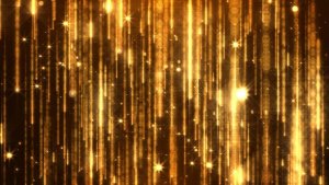 Golden Particles Video Displays template preview