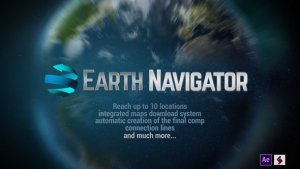 Videohive Earth Navigator Openers template preview