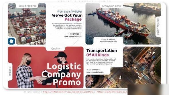 Videohive Logistic Company Promo Openers template preview