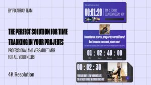 Videohive Minimalist Countdown Timer Pro Elements template preview