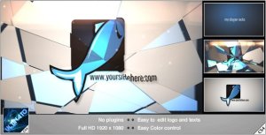 Videohive Flipping Logo Logo Stings template preview