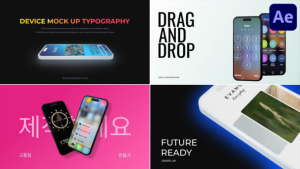 Videohive Device Mock Up Typography | After Effects Titles template preview