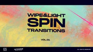 Videohive Wipe and Light Spin Transitions Vol. 01 Elements template preview
