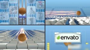 Videohive Basketball Logo Reveal 6 Logo Stings template preview