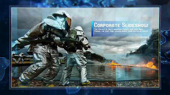 Videohive Corporate Slideshow 19355977 Video Displays template preview
