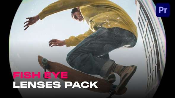 Fisheye Lenses Pack for Premiere Pro Premiere Pro template preview