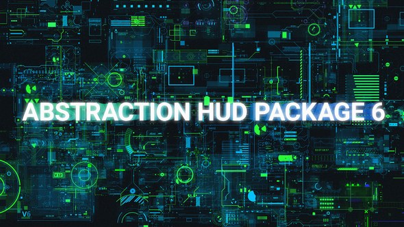 Videohive Abstraction HUD Pack 6 Elements template preview
