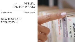 Videohive Minimal Fashion Gallery Openers template preview
