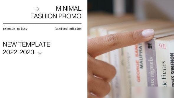 Videohive Minimal Fashion Gallery Openers template preview