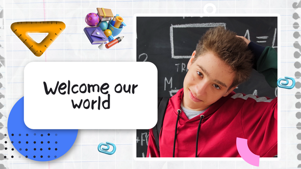 Videohive Kids School Promo 54855413 Openers template preview