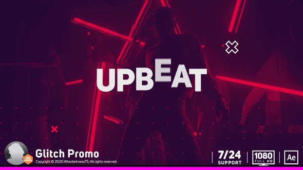 Videohive Fashion Glitch Promo Openers template preview