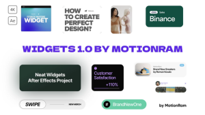 Videohive Widgets 1.0 Elements template preview