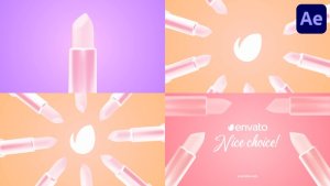 Videohive Lipstick Logo Opener for After Effects Openers template preview