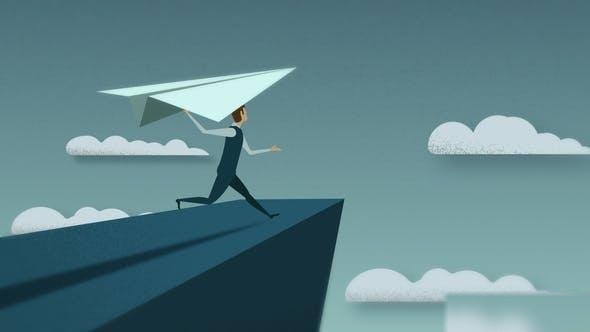Videohive Papaer Plane Openers template preview
