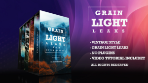 Videohive Grain Film & Light Leaks Transition And Video Effect 59809696 Elements template preview