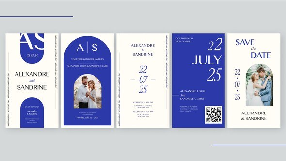 Videohive Instagram Reels Wedding Invitation Openers template preview