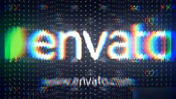 Videohive Distortion Logo 21686062 Logo Stings template preview