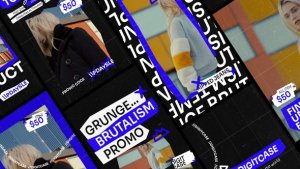 Videohive Brutalism Promo Stories Pack Elements template preview