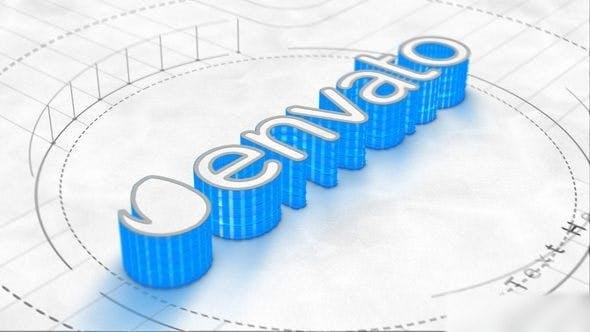 Videohive Extrude Logo Reveal Logo Stings template preview