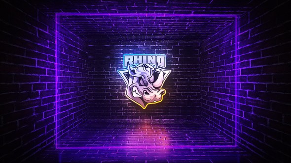 Videohive Grunge Neon Logo 26363635 Logo Stings template preview