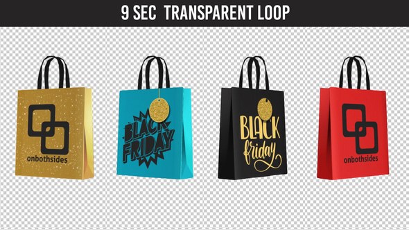 Videohive Black Friday Logo Loop Logo Stings template preview