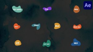 Videohive Liquid Shape Titles | After Effects 52307777 Titles template preview