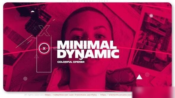 Videohive Mini Dynamo Intro Openers template preview