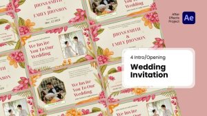 Videohive Intro/Opening - Wedding Invitation After Effects Template Openers template preview