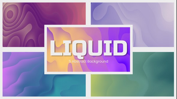 Videohive Liquid Background Elements template preview