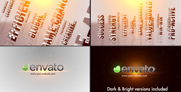 Videohive 3D Titles Corporate Logo Logo Stings template preview