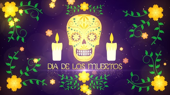 Videohive Dia De Los Muertos Opener Openers template preview