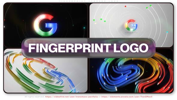 Videohive Fingerprint Strokes Logo Logo Stings template preview