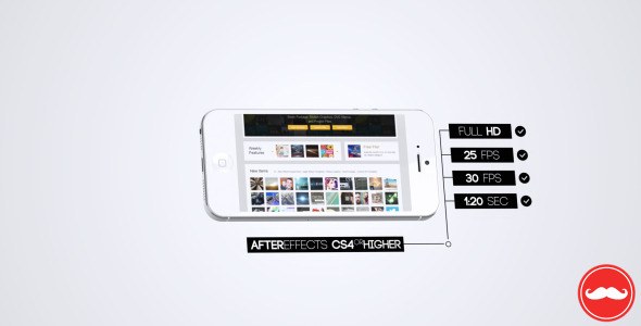 Videohive Smart Phone5 App Presentation Video Displays template preview