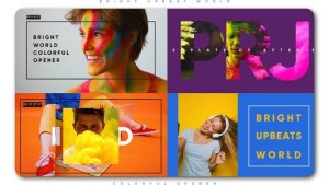 Videohive Bright Upbeat World Colorful Opener Openers template preview