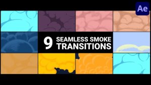 Videohive Seamless Smoke Transitions | After Effects Elements template preview