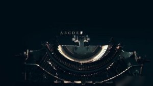 Videohive Machine for Typing Openers template preview