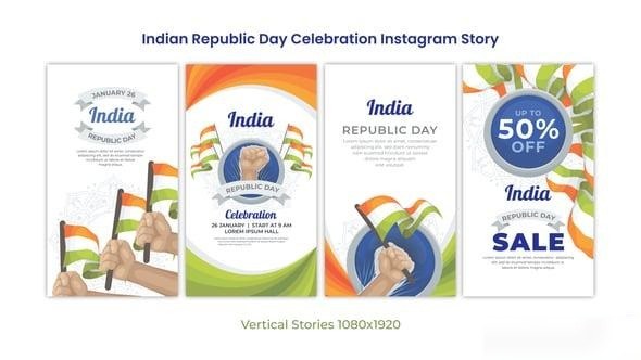 Videohive Indian Republic Day Celebration Instagram Story 55830845 Openers template preview