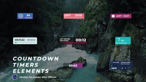 Videohive Countdown Timers Elements Elements template preview