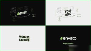 Videohive 3D Isometric Logo Animation Logo Stings template preview